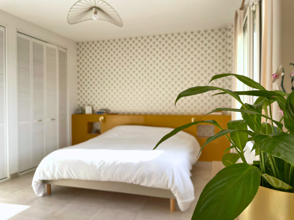 Plans 3D de réaménagement d’une chambre et optimisation d'espace – ambiance cocooning  Toulon et environs