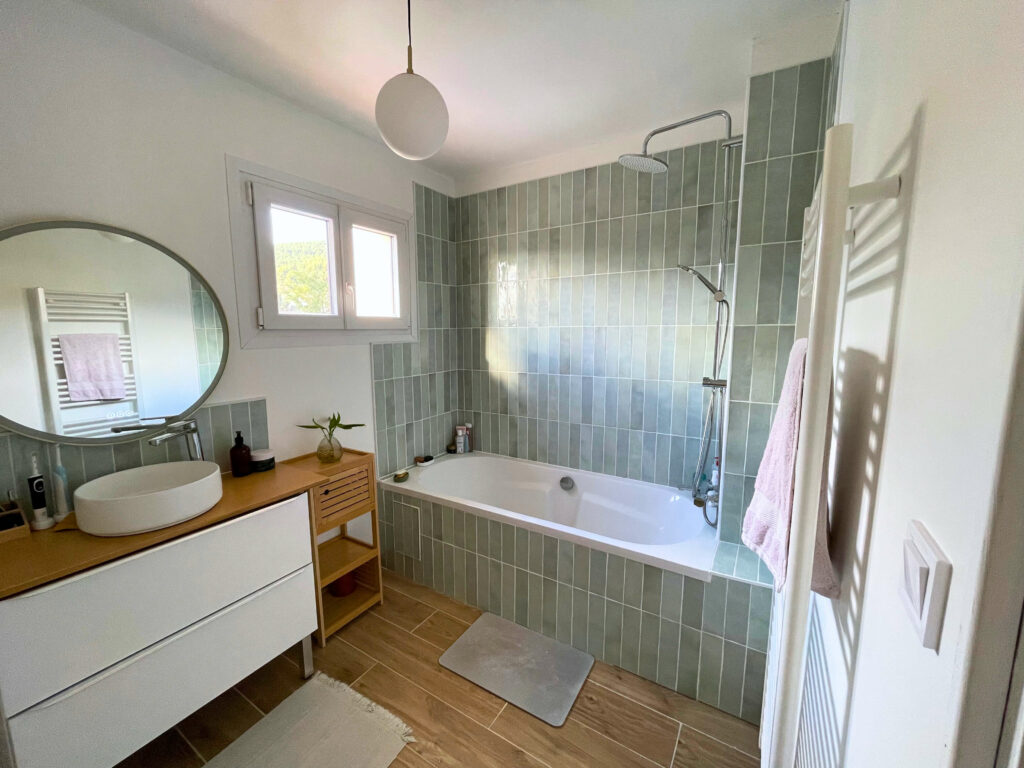 Avant après travaux salle de bain