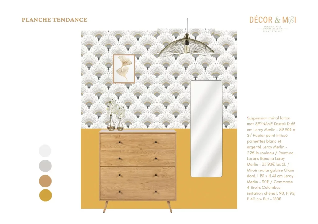 Plans 3D de décoration et aménagement d’une chambre, optimisation d'espace – ambiance cocooning Toulon et environs
